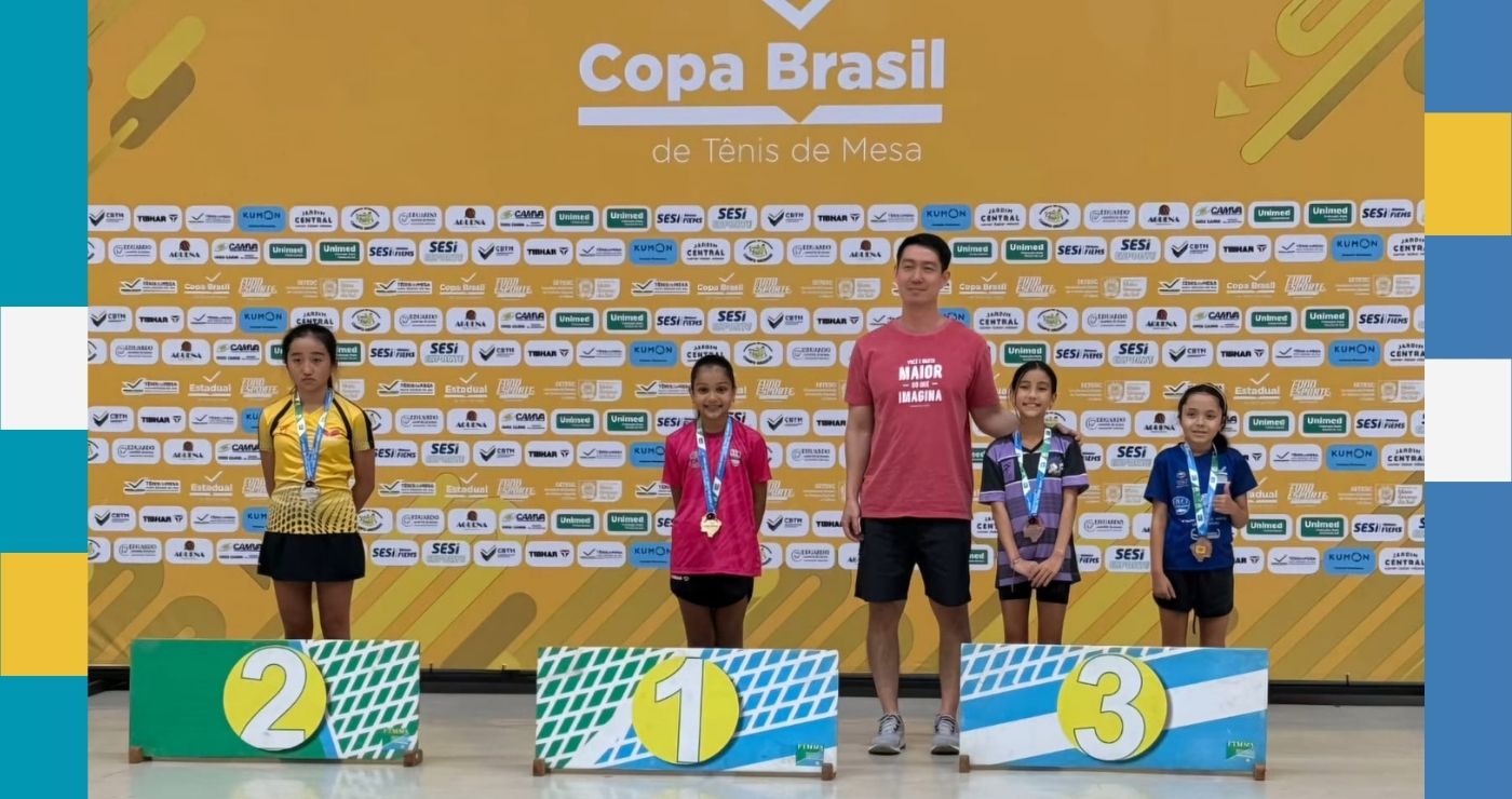 Atleta Raina Rodrigues conquista ouro na Copa Brasil de Tênis de Mesa em Campo Grande-MS