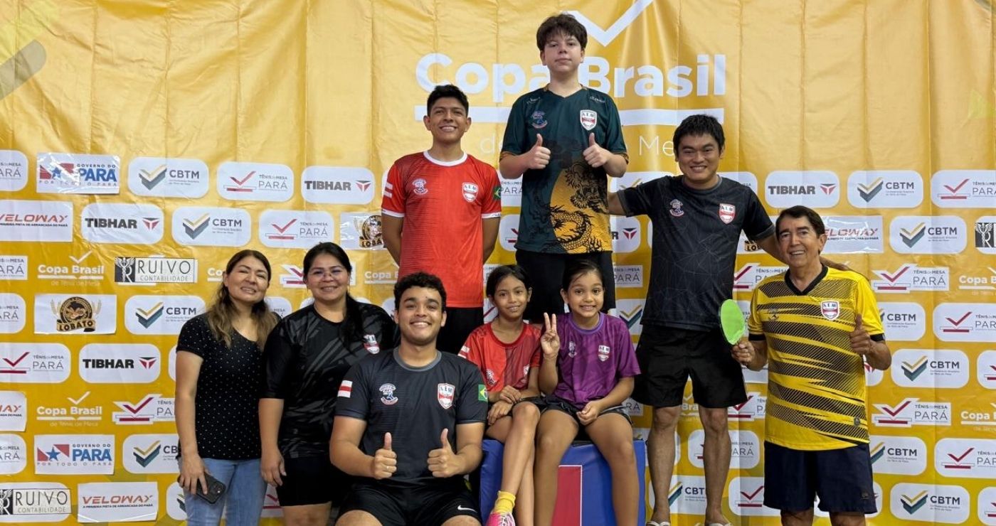 Nossa equipe brilha na Copa Brasil de Tênis de Mesa em Belém-PA 2025