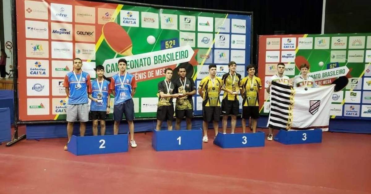 AEM Conquista Vice-Campeonato Brasileiro de Tênis de Mesa em Santa Catarina